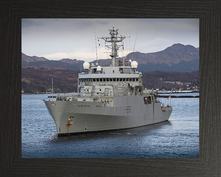 HMS Enterprise H88 | Photo Print | Framed Print | Hydrographic Survey Vessel | Royal Navy Hampshire Prints