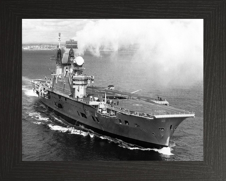 HMS Eagle R05 Royal Navy Audacious class aircraft carrier Photo Print or Framed Print - Hampshire Prints