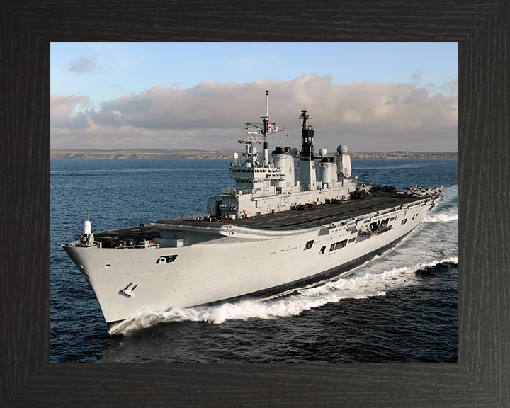 HMS Ark Royal R07 Royal Navy Invincible class aircraft carrier Photo Print or Framed Print - Hampshire Prints