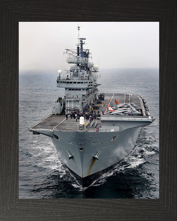 HMS Ark Royal R07 Royal Navy Invincible class aircraft carrier Photo Print or Framed Print - Hampshire Prints