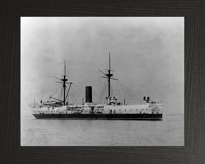 HMS Edinburgh (1882) Royal Navy Colossus class battleship Photo Print or Framed Print - Hampshire Prints