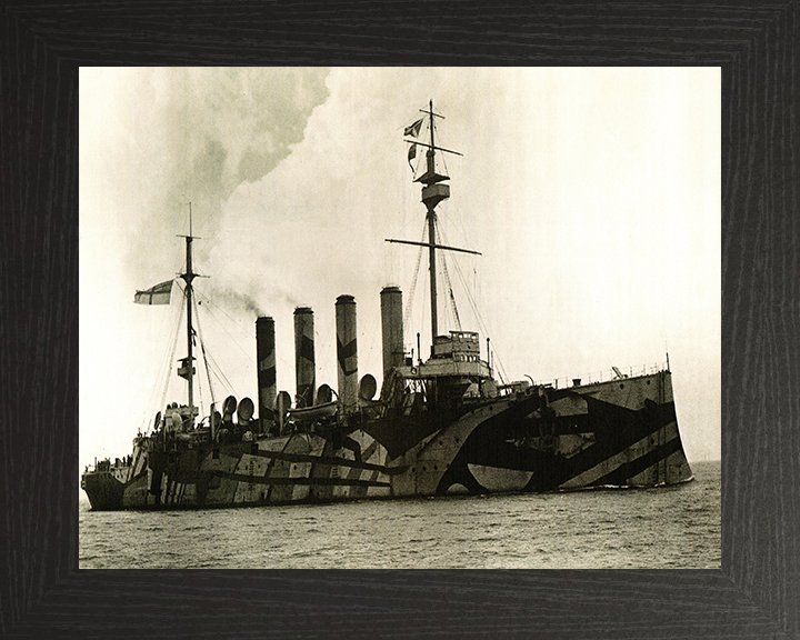 HMS Amphitrite (1898) Royal Navy Diadem class Cruiser Photo Print or Framed Photo Print - Hampshire Prints