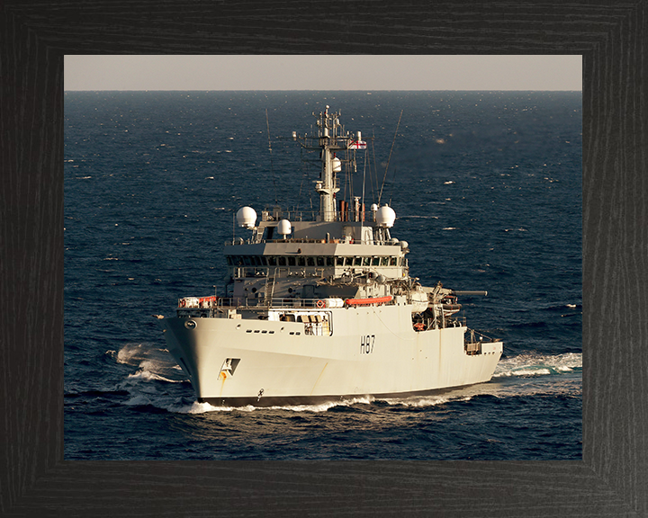 HMS Echo H87 Royal Navy hydrographic survey ship Photo Print or Framed Print - Hampshire Prints