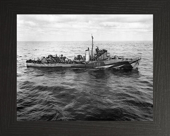 HMS Aldenham L22 | Photo Print | Framed Print | Hunt Class | Escort destroyer | Royal Navy Hampshire Prints
