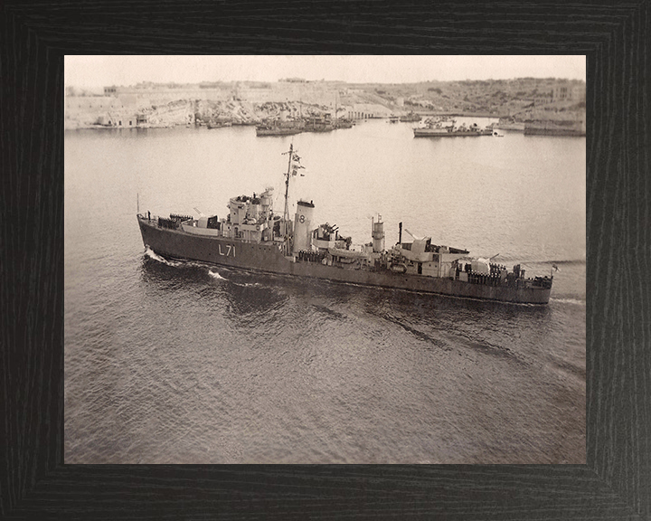 HMS Calpe L71 | Photo Print | Framed Print | Poster | Hunt Class | Destroyer | Royal Navy Hampshire Prints