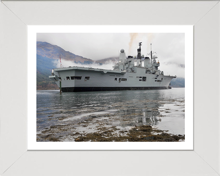 HMS Ark Royal R07 Royal Navy Invincible class aircraft carrier Photo Print or Framed Print - Hampshire Prints