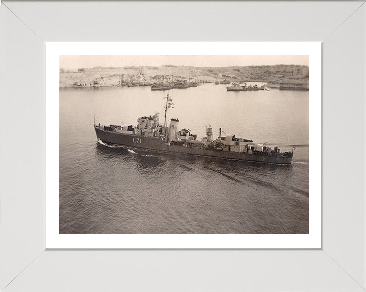 HMS Calpe L71 | Photo Print | Framed Print | Poster | Hunt Class | Destroyer | Royal Navy Hampshire Prints