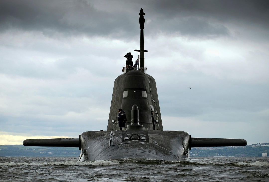 HMS Artful (S121) Photo Print - Low Bow View - Royal Navy Astute Class Submarine Posters, Prints, & Visual Artwork Hampshire Prints 6 x 4 No Frame No