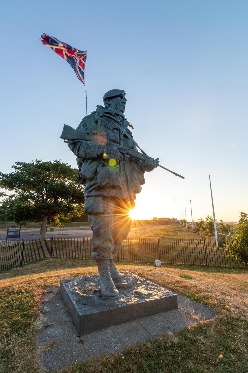 The "Yomper" Royal Marine statue at the Royal Marines museum Photo Print or Framed Photo Print