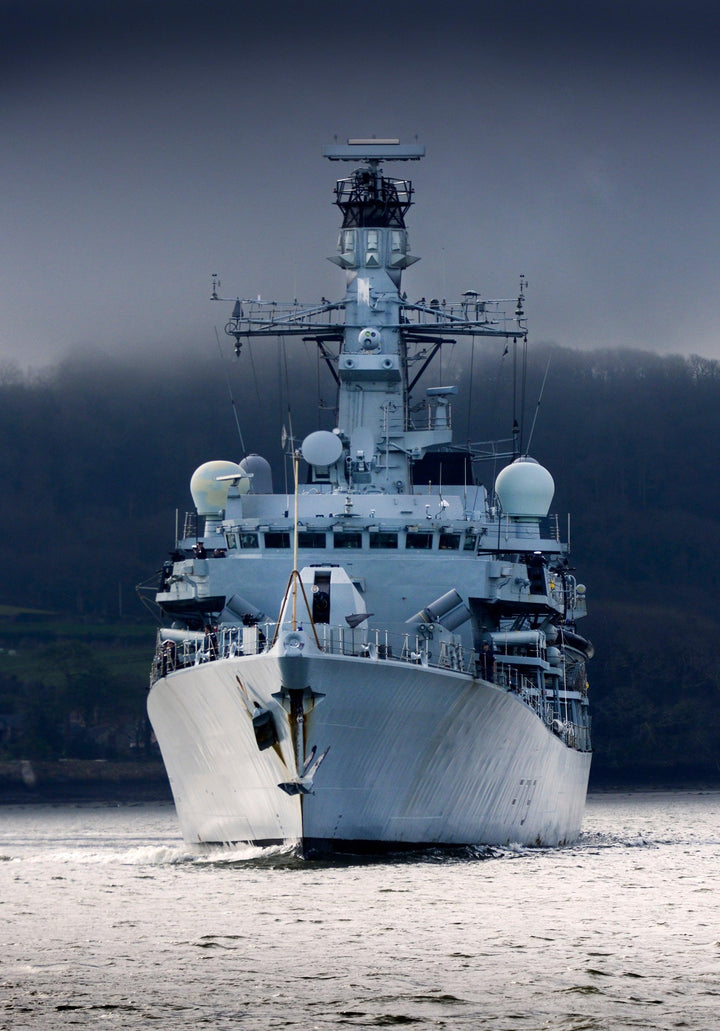 HMS Portland (F79) Photo Print - Low Bow View - Royal Navy Type 23 Frigate Hampshire Prints 6 x 4 No Frame No