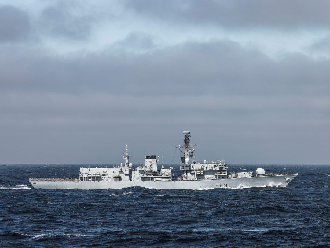 HMS Lancaster F229 Royal Navy Type 23 frigate Photo Print or Framed Print - Hampshire Prints