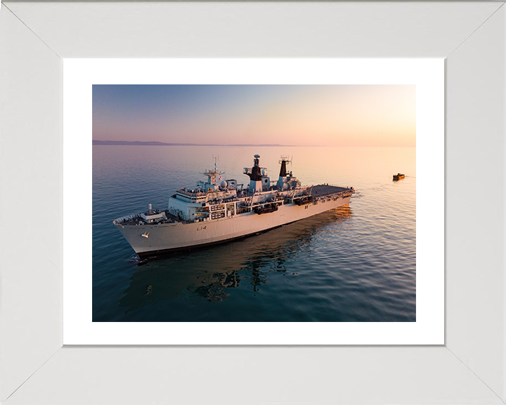 HMS Albion L14 Royal Navy Albion Class amphibious ship Photo Print or Framed Print - Hampshire Prints