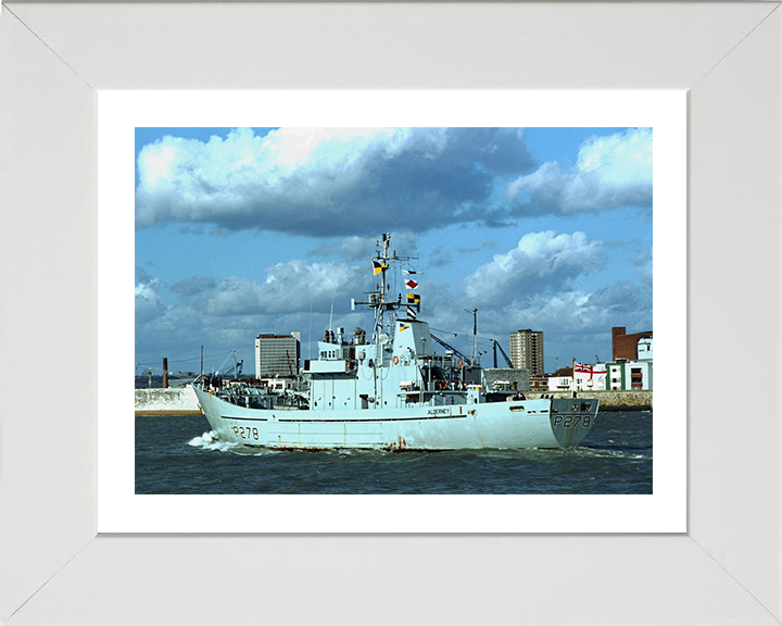 HMS Alderney P278 Royal Navy Island class Patrol Vessel Photo Print or Framed Photo Print - Hampshire Prints