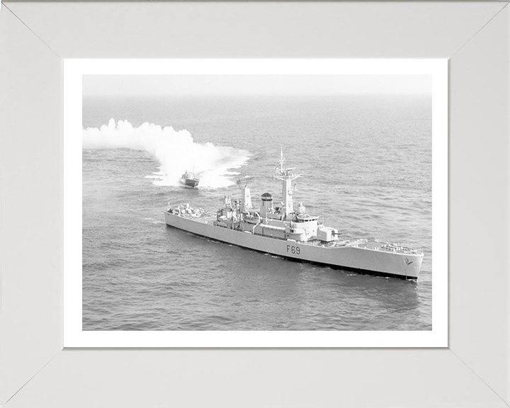 HMS Bacchante F69 Royal Navy Leander class frigate Photo Print or Framed Print - Hampshire Prints