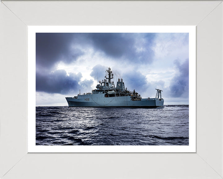 HMS Enterprise H88 | Photo Print | Framed Print | Hydrographic Survey Vessel | Royal Navy Hampshire Prints