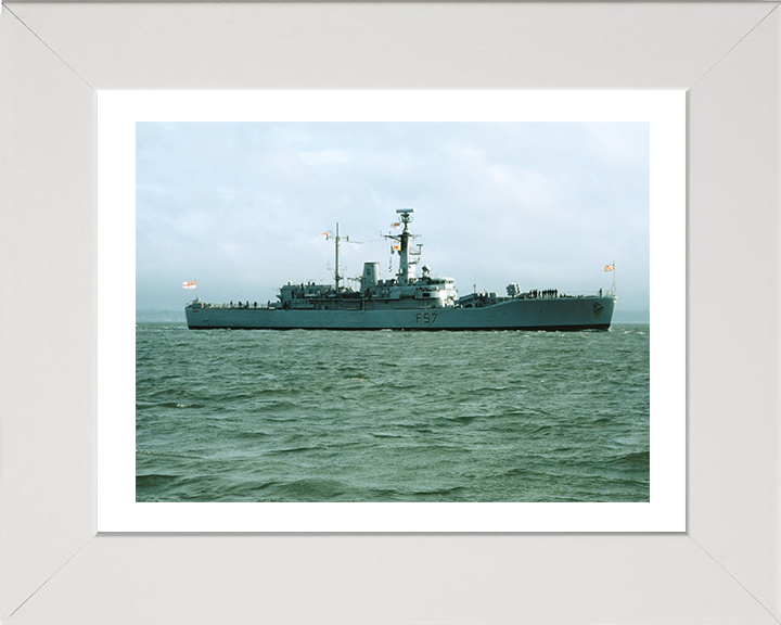 HMS Andromeda F57 Royal Navy Leander class frigate Photo Print or Framed Print - Hampshire Prints