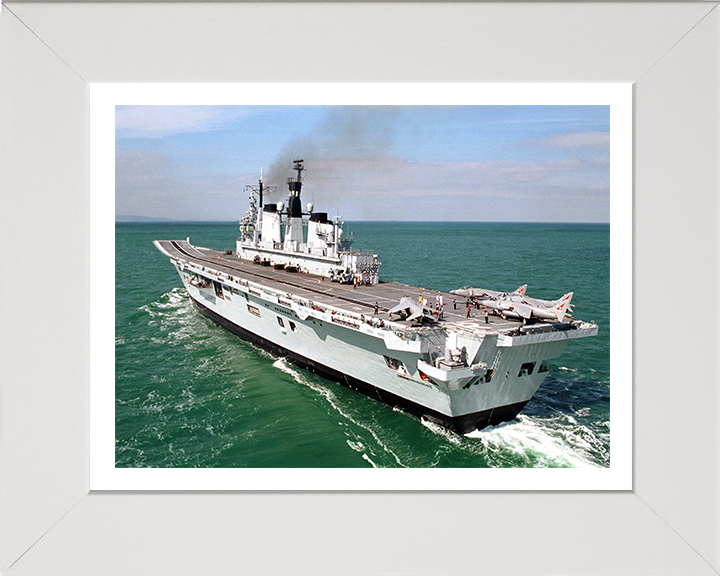 HMS Ark Royal R07 Royal Navy Invincible class aircraft carrier Photo Print or Framed Print - Hampshire Prints