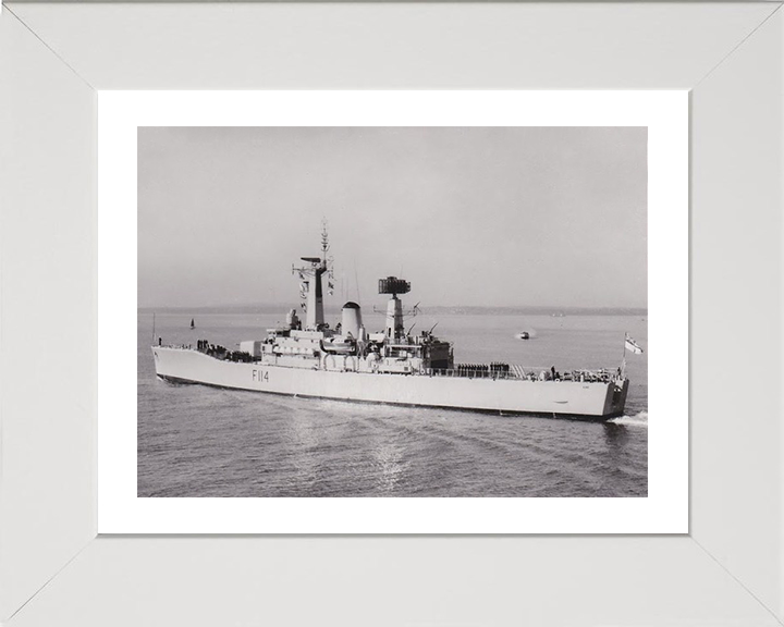 HMS Ajax F114 | Photo Print | Framed Print | Poster | Leander Class | Frigate | Royal Navy Hampshire Prints