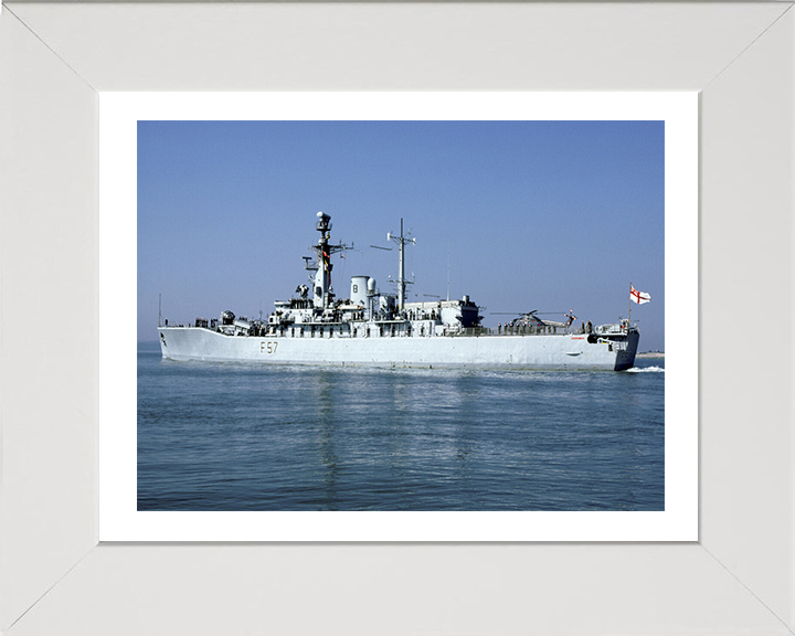 HMS Andromeda F57 Royal Navy Leander class frigate Photo Print or Framed Print - Hampshire Prints