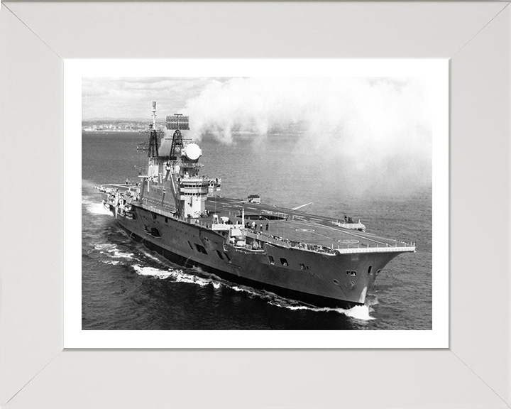 HMS Eagle R05 Royal Navy Audacious class aircraft carrier Photo Print or Framed Print - Hampshire Prints