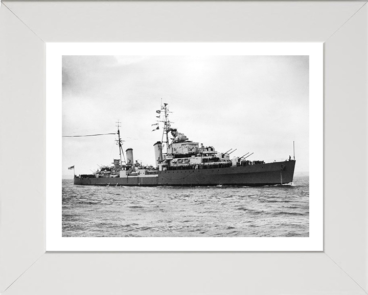 HMS Argonaut (61) Royal Navy Dido class light cruiser Photo Print or Framed Photo Print - Hampshire Prints