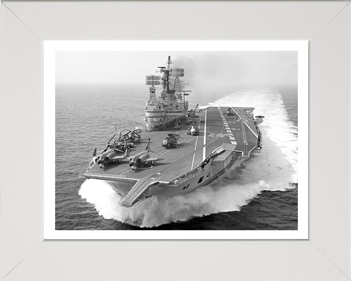 HMS Ark Royal R09 Royal Navy Audacious class aircraft carrier Photo Print or Framed Print - Hampshire Prints