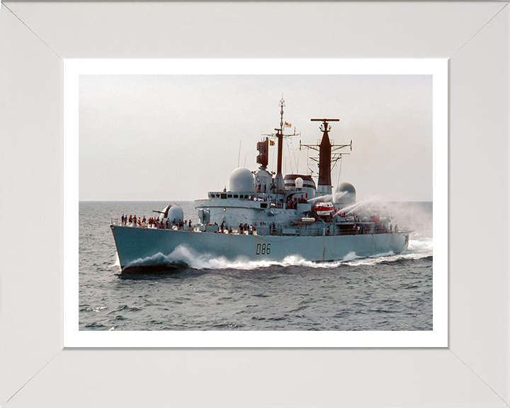 HMS Birmingham D86 Royal Navy Type 42 destroyer Photo Print or Framed Print - Hampshire Prints