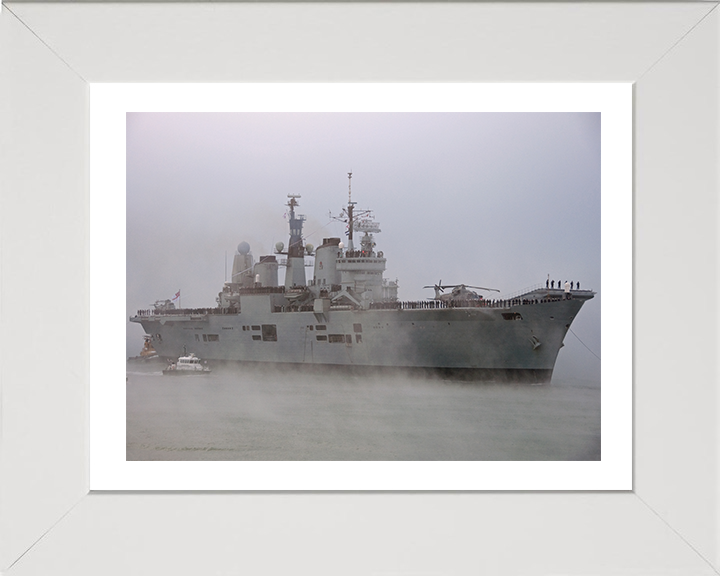 HMS Ark Royal R07 Royal Navy Invincible class aircraft carrier Photo Print or Framed Print - Hampshire Prints