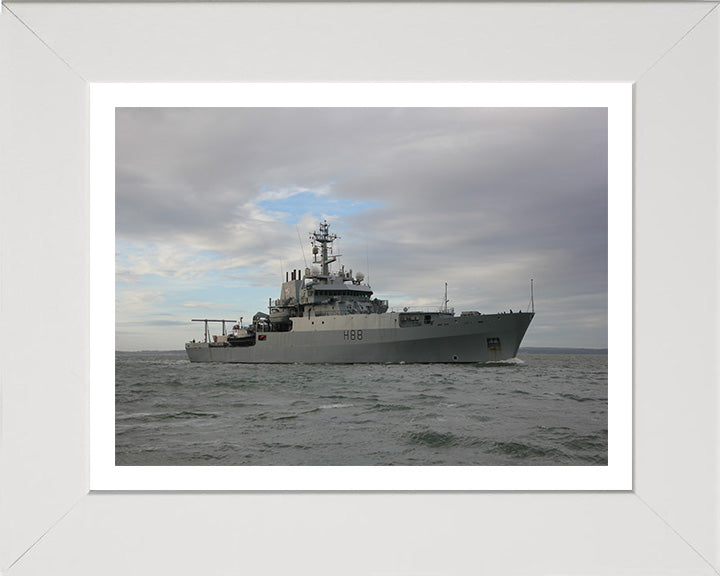 HMS Enterprise H88 | Photo Print | Framed Print | Hydrographic Survey Vessel | Royal Navy Hampshire Prints