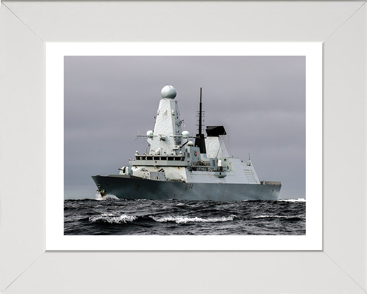 HMS Diamond D34 Royal Navy Type 45 Destroyer Photo Print or Framed Print - Hampshire Prints