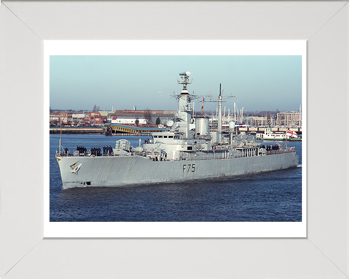 HMS Charybdis F75 Royal Navy Leander class frigate Photo Print or Framed Print - Hampshire Prints