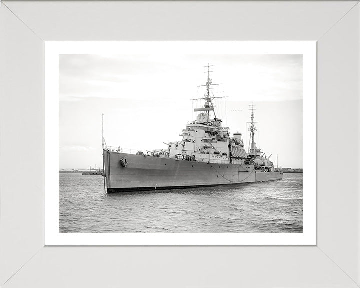 HMS Bermuda (52) Royal Navy Fiji class light cruiser Photo Print or Framed Photo Print - Hampshire Prints