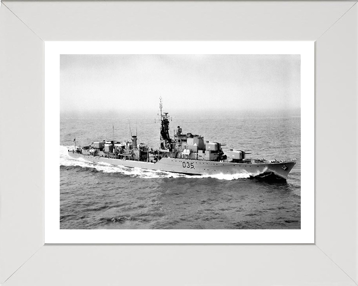 HMS Diamond D35 Royal Navy Daring class destroyer Photo Print or Framed Print - Hampshire Prints