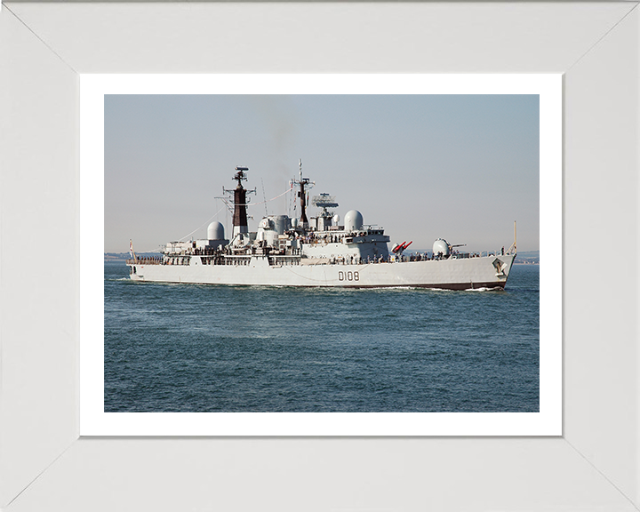 HMS Cardiff D108 Royal Navy Type 42 destroyer Photo Print or Framed Print - Hampshire Prints