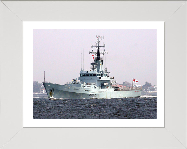 HMS Dumbarton Castle P265 Royal Navy Castle class patrol vessel Photo Print or Framed Print - Hampshire Prints