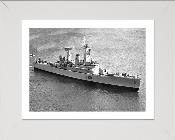 HMS Bacchante F69 | Photo Print | Framed Print | Leander Class | Frigate | Royal Navy Hampshire Prints