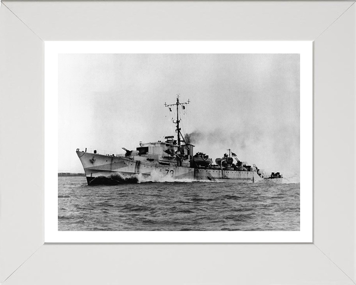 HMS Brissenden L79 | Photo Print | Framed Print | Hunt Class | Destroyer | Royal Navy Hampshire Prints