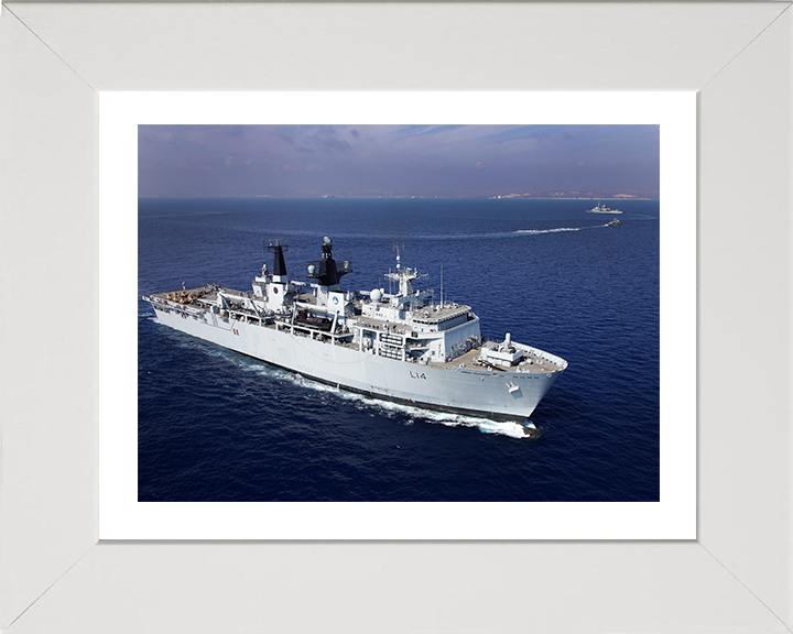 HMS Albion L14 Royal Navy Albion Class Albion Class amphibious ship Photo Print or Framed Print - Hampshire Prints