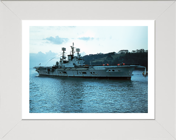 HMS Ark Royal R09 Royal Navy Audacious class aircraft carrier Photo Print or Framed Print - Hampshire Prints