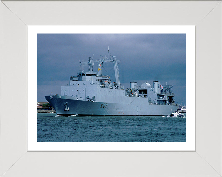 HMS Challenger K07 | Photo Print | Framed Print | Diving Support Vessel | Royal Navy Hampshire Prints