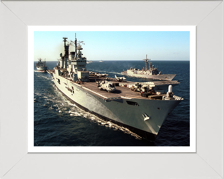 HMS Ark Royal R07 Royal Navy Invincible class aircraft carrier Photo Print or Framed Print - Hampshire Prints