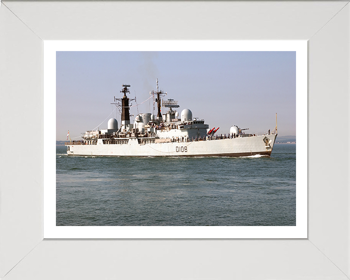 HMS Cardiff D108 | Photo Print | Framed Print | Poster | Type 42 | Destroyer | Royal Navy Hampshire Prints