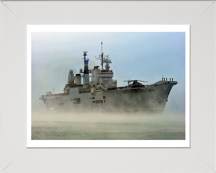 HMS Ark Royal R07 Royal Navy Invincible class aircraft carrier Photo Print or Framed Print - Hampshire Prints