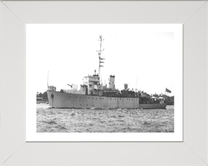 HMS Acute J106 | Photo Print | Framed Print | Algerine Class | Minesweeper | Royal Navy Hampshire Prints