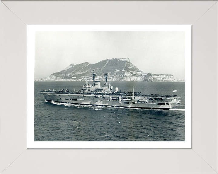 HMS Ark Royal R09 Royal Navy Audacious class aircraft carrier Photo Print or Framed Print - Hampshire Prints