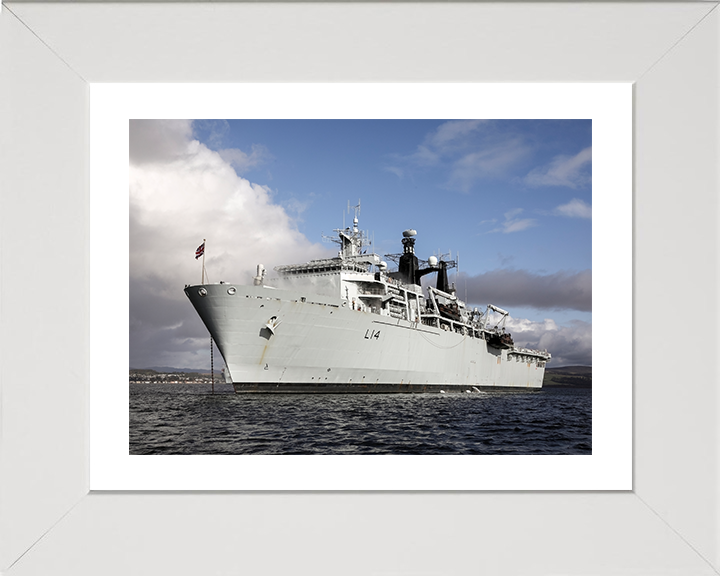 HMS Albion L14 Royal Navy Albion Class amphibious ship Photo Print or Framed Print - Hampshire Prints