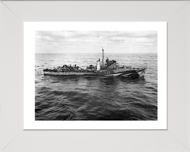 HMS Aldenham L22 Royal Navy Hunt class escort destroyer Photo Print or Framed Print - Hampshire Prints