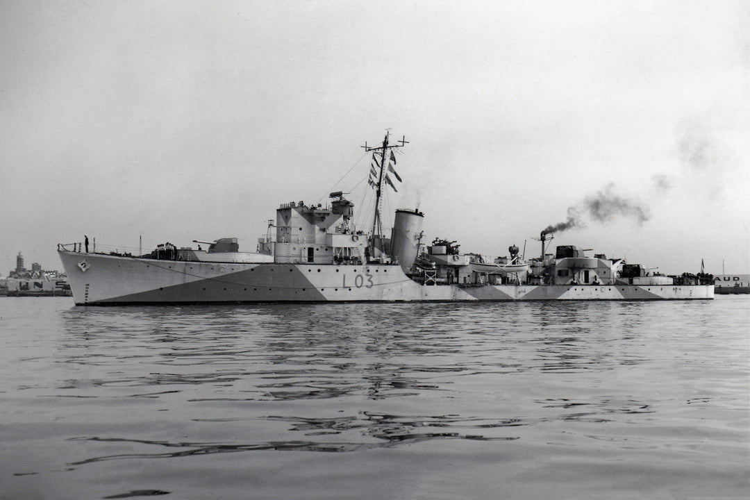 HMS Badsworth L03 | Photo Print | Framed Print | Hunt Class | Destroyer | Royal Navy Hampshire Prints