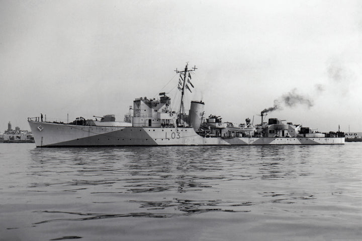 HMS Badsworth L03 | Photo Print | Framed Print | Hunt Class | Destroyer | Royal Navy Hampshire Prints
