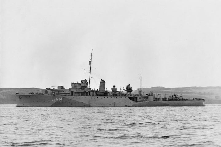 HMS Enchantress L56 (U56) Royal Navy Bittern class sloop Photo Print or Framed Print - Hampshire Prints
